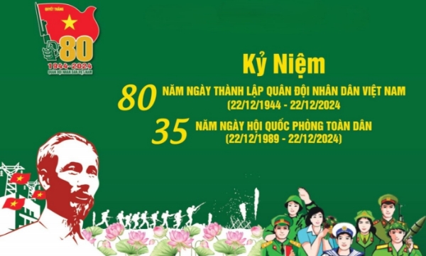 Hiển thị chi tiết cho Đẩy mạnh tuyên truyền Kỷ niệm 80 năm Ngày thành lập Quân đội nhân dân Việt Nam và 35 năm Ngày hội Quốc phòng toàn dân  Hình ảnh cho bài viết Đẩy mạnh tuyên truyền Kỷ niệm 80 năm Ngày thành lập Quân đội nhân dân Việt Nam và 35 năm Ngày hội Quốc phòng toàn dân